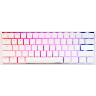 Ducky Channel One 2 Mini RGB Blanc (Cherry MX RGB Brown) - Publicité Ducky Channel One 2 Mini RGB Blanc (Cherry MX RGB Brown) - Publicité