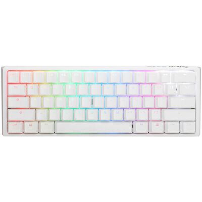 Ducky Channel One 3 Mini White (Cherry MX Brown) - Publicité Ducky Channel One 3 Mini White (Cherry MX Brown) - Publicité