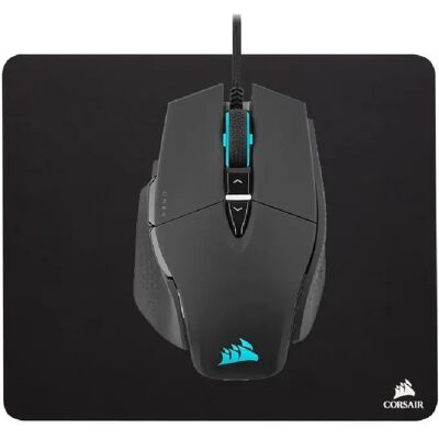 Corsair M65 RGB ULTRA + MM100 - Souris gaming 26 000 DPI - Noir - Publicité Corsair M65 RGB ULTRA + MM100 - Souris gaming 26 000 DPI - Noir - Publicité