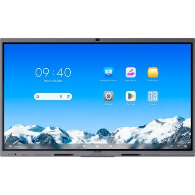Moniteur Interactif Hikvision 86" 4K 60Hz 128GB/8GB Android Gris - Publicité Moniteur Interactif Hikvision 86" 4K 60Hz 128GB/8GB Android Gris - Publicité