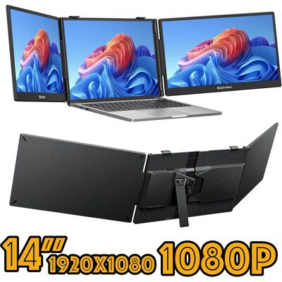 Blackview DCM5 Moniteur Portable Double Écran 14" Full HD IPS USB-C - Publicité Blackview DCM5 Moniteur Portable Double Écran 14" Full HD IPS USB-C - Publicité
