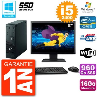 Fujitsu Siemens Esprimo E500 E85+ DT - Écran 27" - Publicité Fujitsu Siemens Esprimo E500 E85+ DT - Écran 27" - Publicité