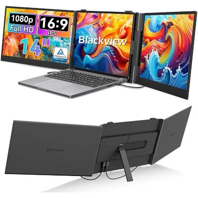 Blackview DCM6 Pro Extension Triple Écran Portable 15,6" FHD IPS - Publicité Blackview DCM6 Pro Extension Triple Écran Portable 15,6" FHD IPS - Publicité
