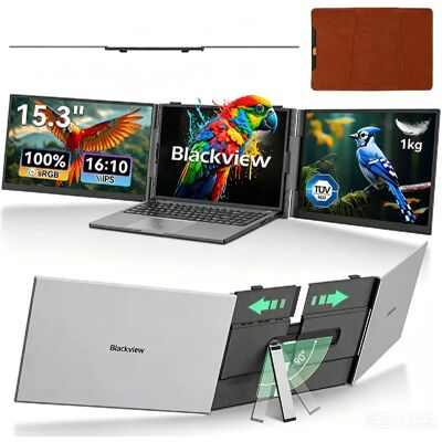Blackview DCM8 Écran Portable 15,3" IPS 1920×1200 USB-C - Publicité Blackview DCM8 Écran Portable 15,3" IPS 1920×1200 USB-C - Publicité