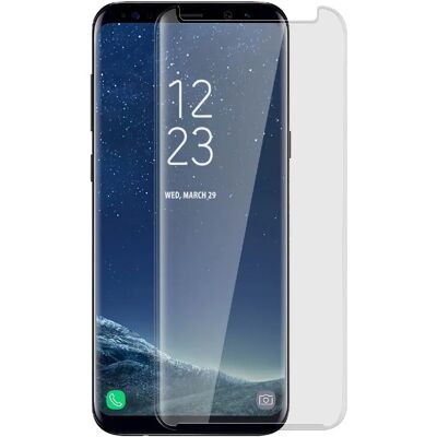 Protecteur d'Écran en Verre Trempé Curvé pour Galaxy S8 Plus - Publicité Protecteur d'Écran en Verre Trempé Curvé pour Galaxy S8 Plus - Publicité