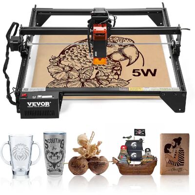 VEVOR Machine à Graver Laser Graveur Laser 5 W Point Compressé Protection Yeux - Publicité VEVOR Machine à Graver Laser Graveur Laser 5 W Point Compressé Protection Yeux - Publicité