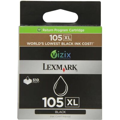 Lexmark 105XL Noir - Publicité Lexmark 105XL Noir - Publicité