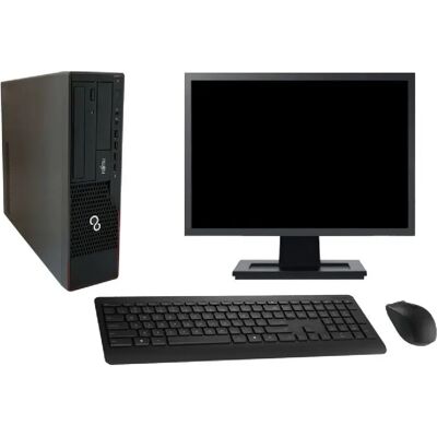 Fujitsu Siemens Esprimo E910 - noir avec liseret rouge - Publicité Fujitsu Siemens Esprimo E910 - noir avec liseret rouge - Publicité