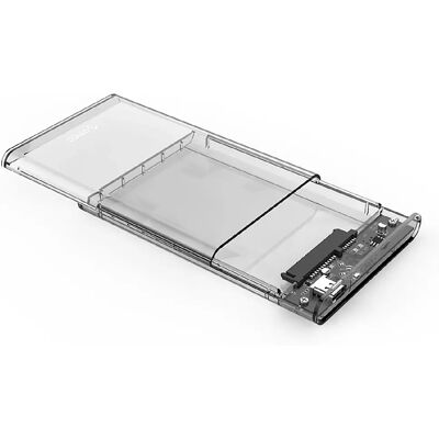 Orico Boîtier externe 2139C3 pour disque dur/SSD USB-C 5 Gb/s 2,5" - Transparent - Publicité Orico Boîtier externe 2139C3 pour disque dur/SSD USB-C 5 Gb/s 2,5" - Transparent - Publicité