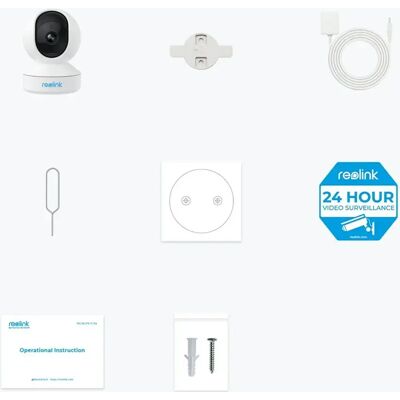 Caméra de sécurité intérieure Reolink E320 - Vision nocturne - 2304x1296px - Wi-Fi - Publicité Caméra de sécurité intérieure Reolink E320 - Vision nocturne - 2304x1296px - Wi-Fi - Publicité