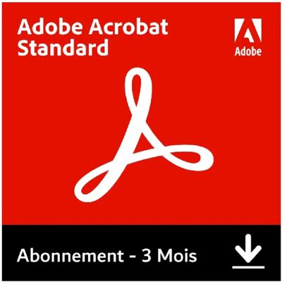 Adobe Acrobat Standard - PC/MAC - 3 mois - Clé licence à télécharger - Livraison rapide 7/7j - Publicité Adobe Acrobat Standard - PC/MAC - 3 mois - Clé licence à télécharger - Livraison rapide 7/7j - Publicité