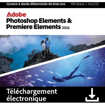 Adobe Photoshop Elements 2026 & Premiere Elements 2026 - Publicité Adobe Photoshop Elements 2026 & Premiere Elements 2026 - Publicité