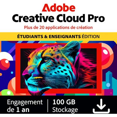 Adobe Creative Cloud Pro - Etudiants et enseignants - Publicité Adobe Creative Cloud Pro - Etudiants et enseignants - Publicité