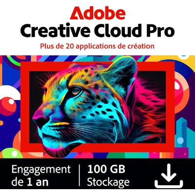 Adobe Creative Cloud Pro - Particuliers - Publicité Adobe Creative Cloud Pro - Particuliers - Publicité