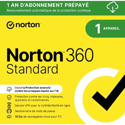 Symantec Norton 360 Standard 2024 - Publicité Symantec Norton 360 Standard 2024 - Publicité