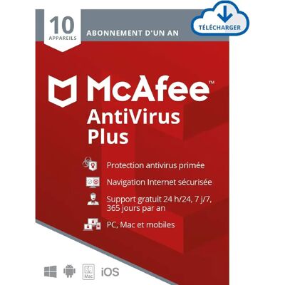 McAfee AntiVirus Plus - Publicité McAfee AntiVirus Plus - Publicité