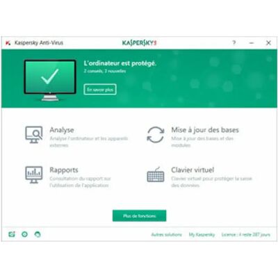 Kaspersky Anti-Virus 2019 - Publicité Kaspersky Anti-Virus 2019 - Publicité