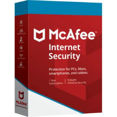 McAfee Internet Security 5 appareils - Publicité McAfee Internet Security 5 appareils - Publicité