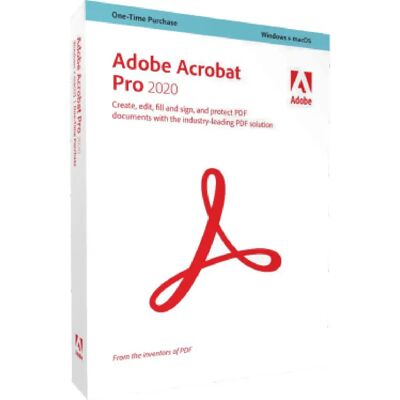 Adobe Acrobat Pro 2020 - Publicité Adobe Acrobat Pro 2020 - Publicité
