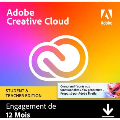 Adobe Creative Cloud All Apps - Etudiants et enseignants - Publicité Adobe Creative Cloud All Apps - Etudiants et enseignants - Publicité