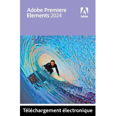 Adobe Premiere Elements 2024 - Logiciel de montage vidéo - Neuf ou mise à niveau pour Windows - Publicité Adobe Premiere Elements 2024 - Logiciel de montage vidéo - Neuf ou mise à niveau pour Windows - Publicité