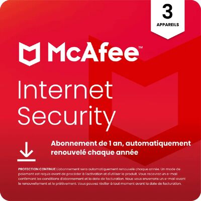 McAfee Internet Security 2025 - Publicité McAfee Internet Security 2025 - Publicité