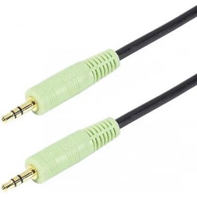 Générique Câble Audio Jack Mâle 3.5mm - Noir - Publicité Générique Câble Audio Jack Mâle 3.5mm - Noir - Publicité