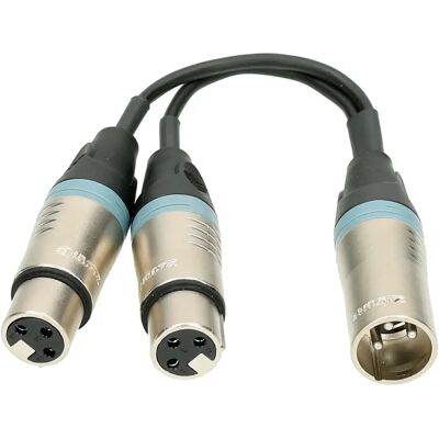 Adaptateur Ymerge Klotz - Raccord Microphone - 2 Micros - Publicité Adaptateur Ymerge Klotz - Raccord Microphone - 2 Micros - Publicité