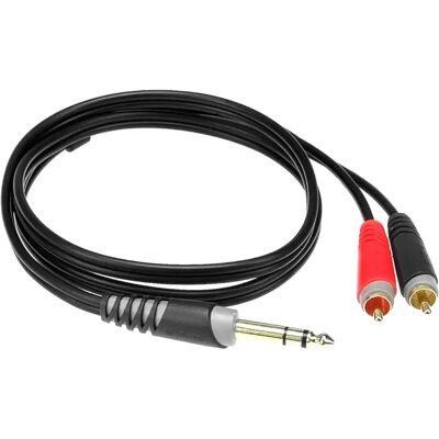 Câble audio Klotz AY3-0300 3m - Connecteurs dorés - Publicité Câble audio Klotz AY3-0300 3m - Connecteurs dorés - Publicité