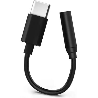 Adaptateur USB Type C à Jack 3,5mm - Compact Noir - Publicité Adaptateur USB Type C à Jack 3,5mm - Compact Noir - Publicité