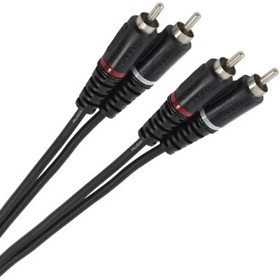 Plugger Câble RCA audio Easy - 6 m - Publicité Plugger Câble RCA audio Easy - 6 m - Publicité