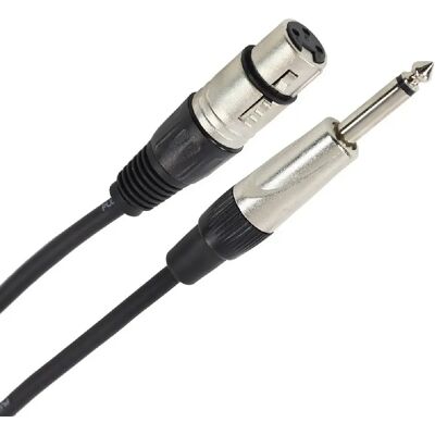 Plugger Câble XLR femelle 3b - Jack mâle mono - 10 m - Publicité Plugger Câble XLR femelle 3b - Jack mâle mono - 10 m - Publicité