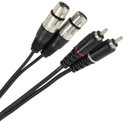Plugger Câble audio XLR/RCA - 3 m - Publicité Plugger Câble audio XLR/RCA - 3 m - Publicité
