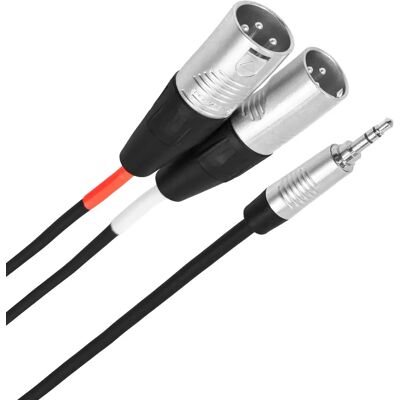 Plugger Câble Y mini Jack/XLR - 2m - Publicité Plugger Câble Y mini Jack/XLR - 2m - Publicité