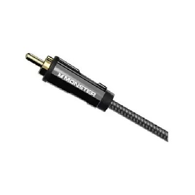 Monster Cable Câble Subwoofer RCA Mâle–RCA Mâle 5 m OFC Noir - Publicité Monster Cable Câble Subwoofer RCA Mâle–RCA Mâle 5 m OFC Noir - Publicité