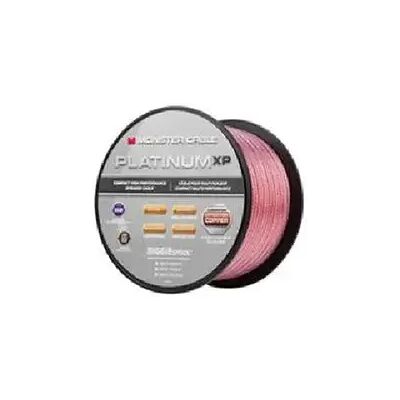Monster Cable Platinum XP Câble pour haut-parleur 10 m rose/transparent 16AWG spool - Publicité Monster Cable Platinum XP Câble pour haut-parleur 10 m rose/transparent 16AWG spool - Publicité