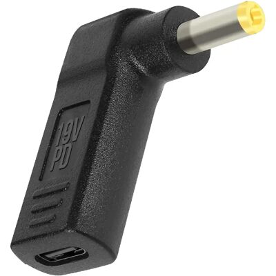 Adaptateur USB-C en angle - Noir - Publicité Adaptateur USB-C en angle - Noir - Publicité