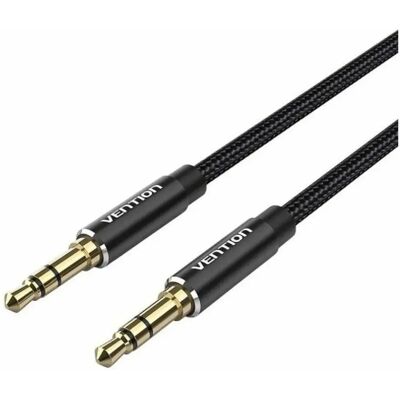 Câble audio Vention 3m - Prise jack stéréo 3,5mm - Noir - Publicité Câble audio Vention 3m - Prise jack stéréo 3,5mm - Noir - Publicité