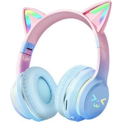 Casque Avizar Bleu - Sans fil, RGB, Micro SD - Publicité Casque Avizar Bleu - Sans fil, RGB, Micro SD - Publicité