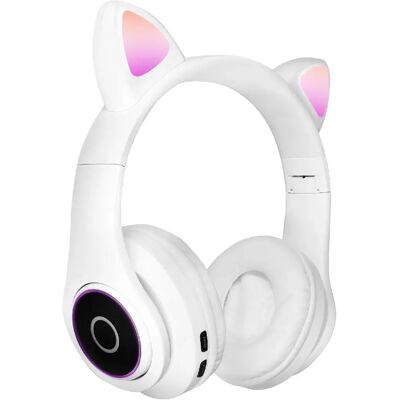 Casque Bluetooth Avizar KASKWHMINOU - Sans fil - Microphone - Blanc - Publicité Casque Bluetooth Avizar KASKWHMINOU - Sans fil - Microphone - Blanc - Publicité