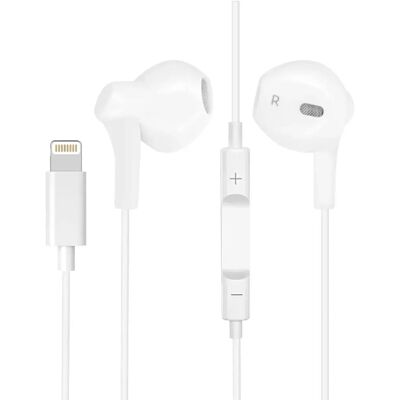 Casque filaire Lightning Avizar - Micro Bluetooth, Blanc - Publicité Casque filaire Lightning Avizar - Micro Bluetooth, Blanc - Publicité