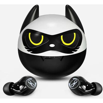 Chronus Écouteurs sans fil - Design cartoon mignon - Bluetooth 5.0 - Casque intra-auriculaire - Cadeau pour enfants et adultes - Publicité Chronus Écouteurs sans fil - Design cartoon mignon - Bluetooth 5.0 - Casque intra-auriculaire - Cadeau pour enfants et adultes - Publicité
