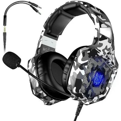 Chrono Casque Gaming - Camouflage - Publicité Chrono Casque Gaming - Camouflage - Publicité