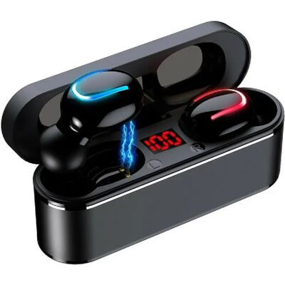 Écouteurs Bluetooth Chronus Q32S TWS - Étanche, 25h d'autonomie - Publicité Écouteurs Bluetooth Chronus Q32S TWS - Étanche, 25h d'autonomie - Publicité
