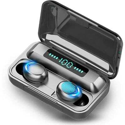 Chrono écouteurs Bluetooth sport - Noir - Publicité Chrono écouteurs Bluetooth sport - Noir - Publicité