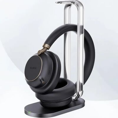 Yealink BH76 Plus + Station de charge Teams USB-C/A Casque - Noir - Publicité Yealink BH76 Plus + Station de charge Teams USB-C/A Casque - Noir - Publicité