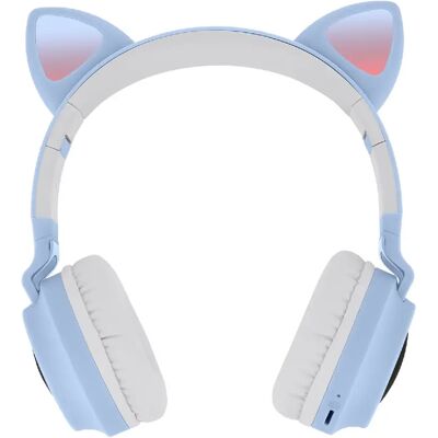 Avizar Casque Sans Fil Oreilles de Chat - Casque - Publicité Avizar Casque Sans Fil Oreilles de Chat - Casque - Publicité