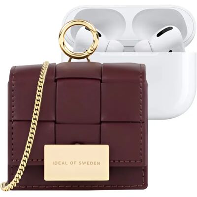 Ideal of sweden Étui AirPods en raphia - Rouge - Publicité Ideal of sweden Étui AirPods en raphia - Rouge - Publicité