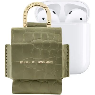 Ideal of sweden Étui AirPods croco - Vert - Publicité Ideal of sweden Étui AirPods croco - Vert - Publicité