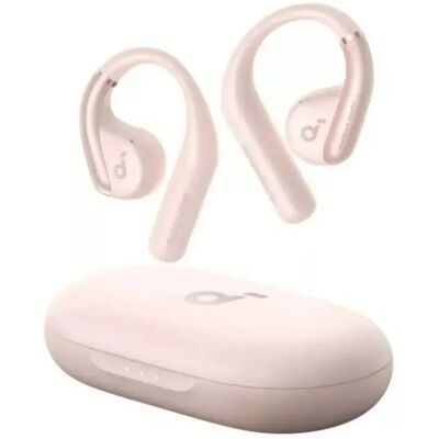 Casque sans fil Soundcore AeroFit Rose - Design ouvert, 11H - Publicité Casque sans fil Soundcore AeroFit Rose - Design ouvert, 11H - Publicité